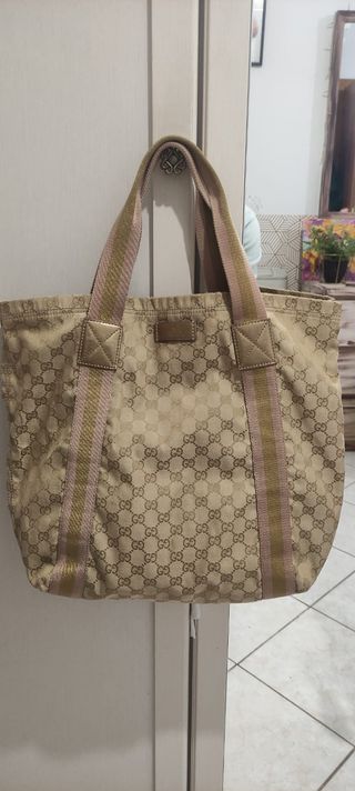 Borsa Gucci Beige/Oro