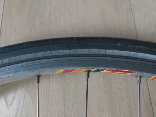 Rueda delantera de bicicleta de carretera