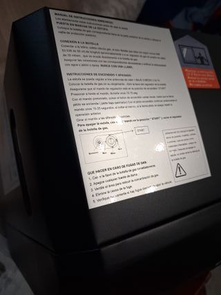 Estufa de gas Camping Gas 3 placas