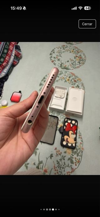 iPhone 6s in oro rosa + iPhone 4 in regalo e custodie