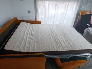 Sofá-cama italiano naranja