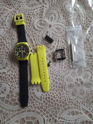 Orologio Swatch Giallo e Nero
