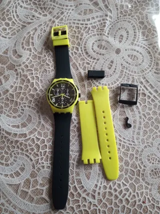 Orologio Swatch Giallo e Nero