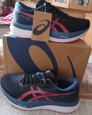 Zapatillas Asics Magic Speed FF Turbo Negras Rosas