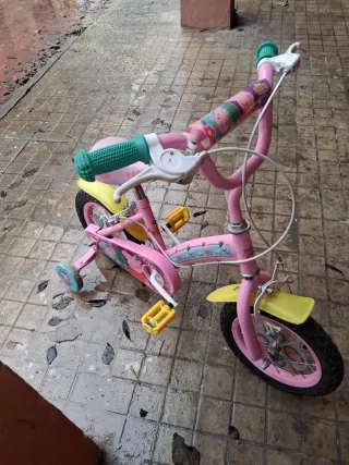 Bicicleta infantil Peppa Pig rosa