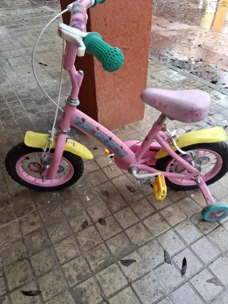 Bicicleta infantil Peppa Pig rosa