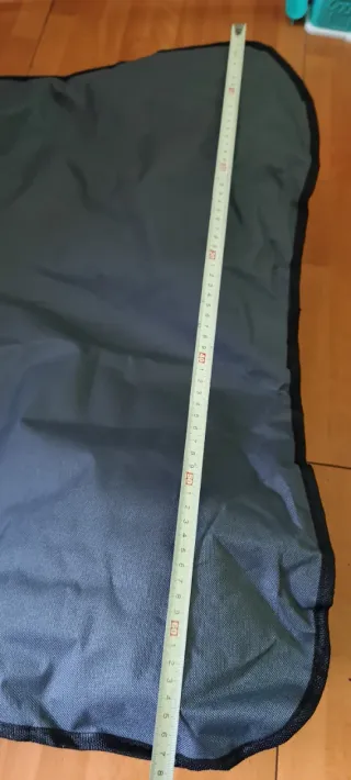 Cama elevada para perros gris kingcamp 70x70x22