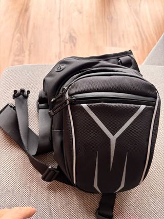 Riñonera Pierna Moto Negra