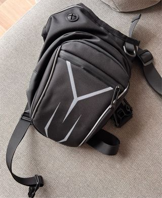 Riñonera Pierna Moto Negra