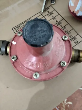 Regulador de gas y 2 alcachofas