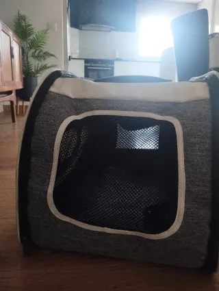 Transportín para Perro Gris