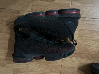 Botas Nike Lebron 15 Negras Rojas