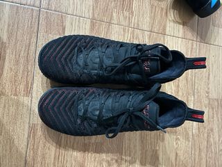 Botas Nike Lebron 15 Negras Rojas
