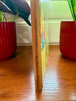 Primera edició Tintin a América en català. 1968