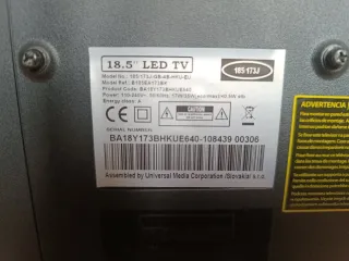 TV Blaupunkt 18,5 LED Pantalla Plana