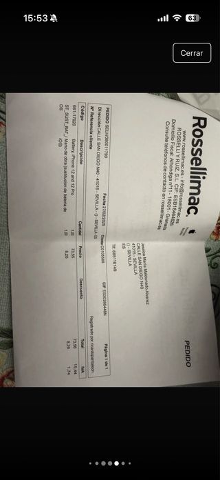 iPhone 12 Plata/Blanco