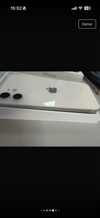 iPhone 12 Plata/Blanco