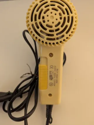 Asciuga capelli da viaggio, giallo