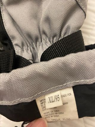 Guantes de Nieve Boomerang Negro/Gris