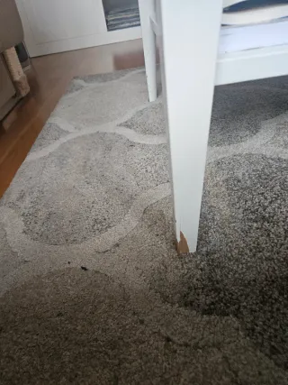 Mesita de centro de cristal y madera 120×60×40