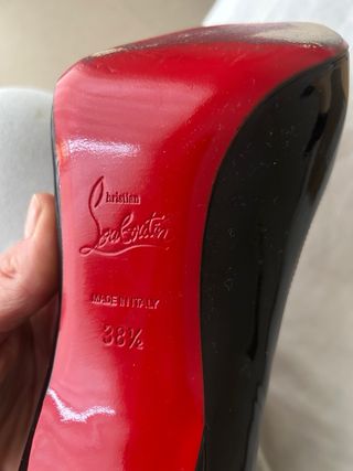 Zapatos Christian Louboutin Talla 38.5 So Kate