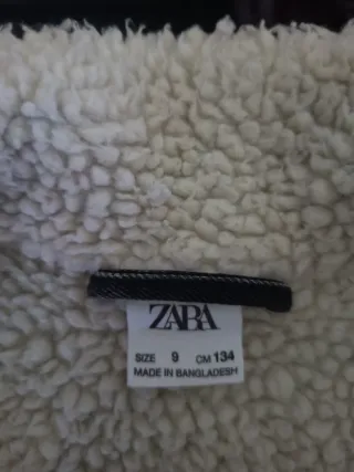 Cazadora vaquera forrada Zara