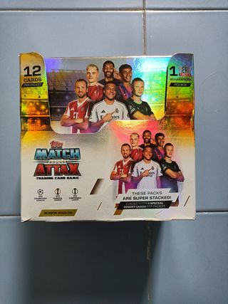Match attax caja con 32 sobres