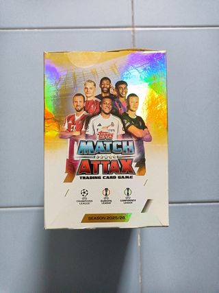 Match attax caja con 32 sobres