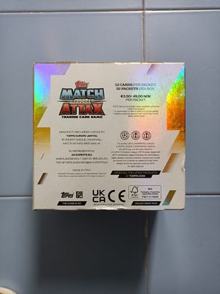 Match attax caja con 32 sobres