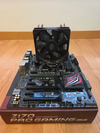 Intel i7 6700 + Disipador + Placa base Z170