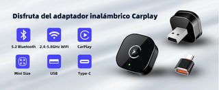 Adaptador CarPlay Inalámbrico Nuevo