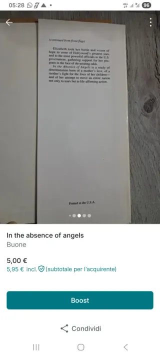 In the absence of angels