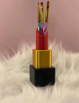 Caixa utilitária pincéis maquiagem