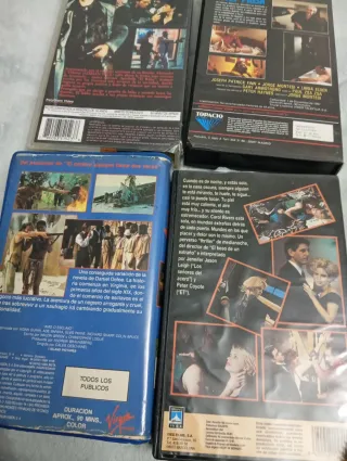 Lote4 Películas Suspense/Acción 1 edición videoclu