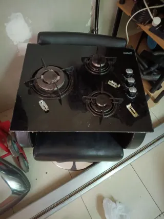 Cocina de gas 3 fuegos Cata