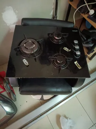 Cocina de gas 3 fuegos Cata