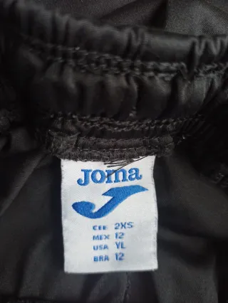 Pantalón corto Joma rayas blancas talla S