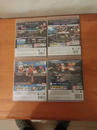 Lote 4 Juegos PS3 Originales: Saints Row, One Piec
