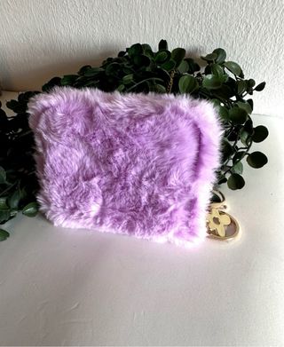 Cartera Kawaii gato negro lunares