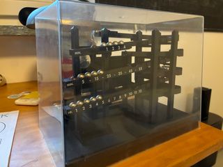 Orologio a sfere Roll-O-Clock vintage