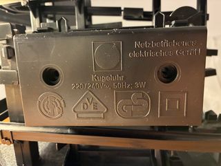 Orologio a sfere Roll-O-Clock vintage