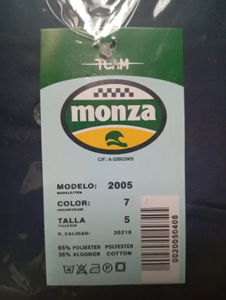 Camisa Monza Hombre Talla L Azul