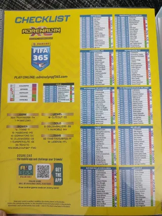 Álbum Panini FIFA 365 Adrenalyn 2026 +255 cromos