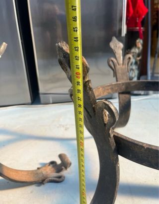 Soporte macetero metal forja