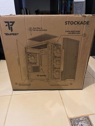 Caja PC Tempest Stockade Negra