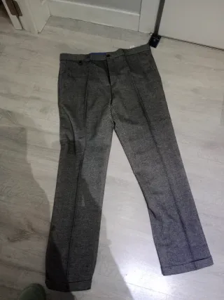 Pantalón de vestir caballero gris