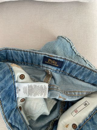 Shorts vaqueros niña Polo Ralph Lauren