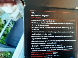 VENDIDA. Amoladora Angular 1200W