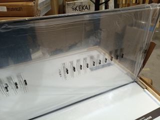 SONGMICS Espejo de Cuerpo Entero, 165 x 60 cm, Espejo de Pie Rectangular con Soporte, con Marco de Aleación de Aluminio, Cristal Templado, para Dormitorio, Salón, Vestuario, Navidad, Negro Tinta