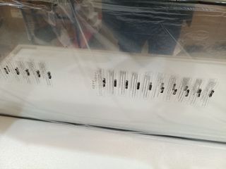 SONGMICS Espejo de Cuerpo Entero, 165 x 60 cm, Espejo de Pie Rectangular con Soporte, con Marco de Aleación de Aluminio, Cristal Templado, para Dormitorio, Salón, Vestuario, Navidad, Negro Tinta